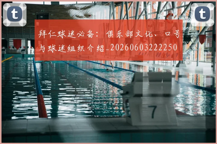 拜仁球迷必备：俱乐部文化、口号与球迷组织介绍_20260603222250